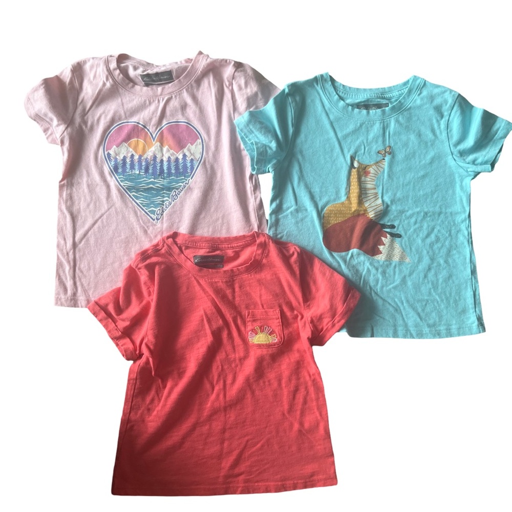 3 Eddie Bauer T-shirts size 6
